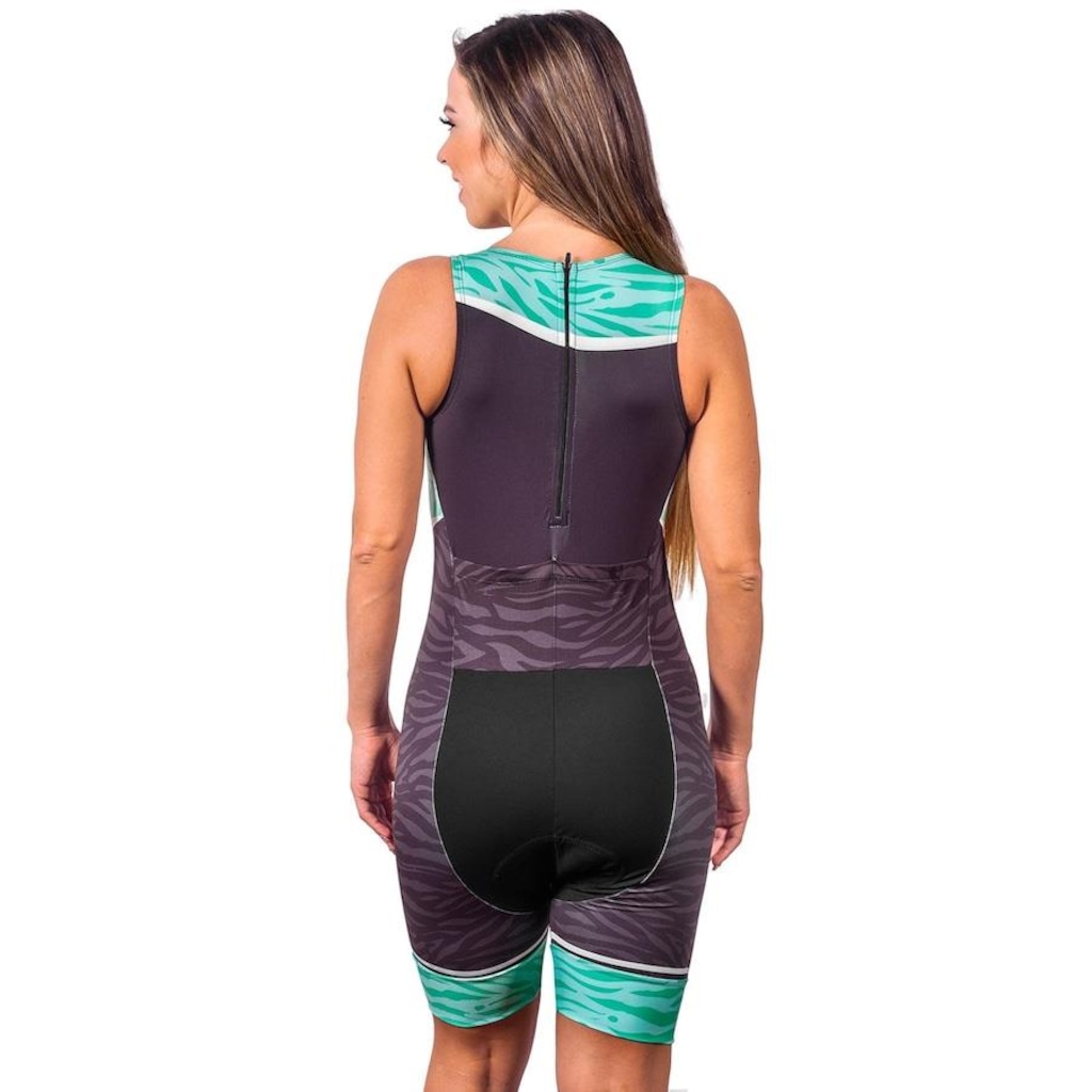 Imagem 2 do produto Macaquinho Kauna sem Mangas Triathlon Elite Air Proteção UV50+ - Feminino