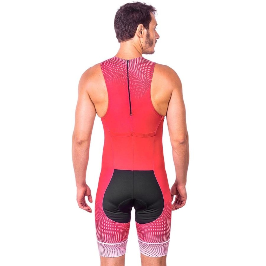 Imagem 2 do produto Macaquinho Kauna sem Mangas Triathlon Elite Proteção UV50+ - Masculino