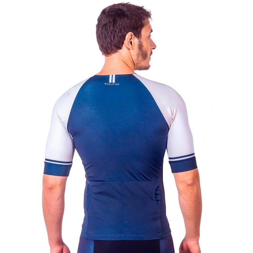 Imagem 2 do produto Camisa Kauna com Mangas Triathlon Elite Smooth Proteção UV50+ - Masculina