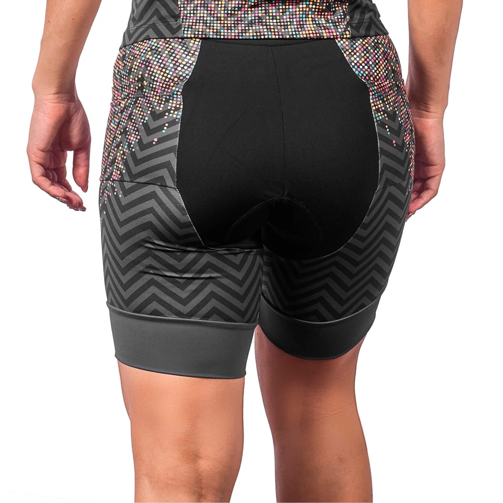 Imagem 2 do produto Bermuda de Triathlon Kauna Elite Pixel Proteção UV 50+