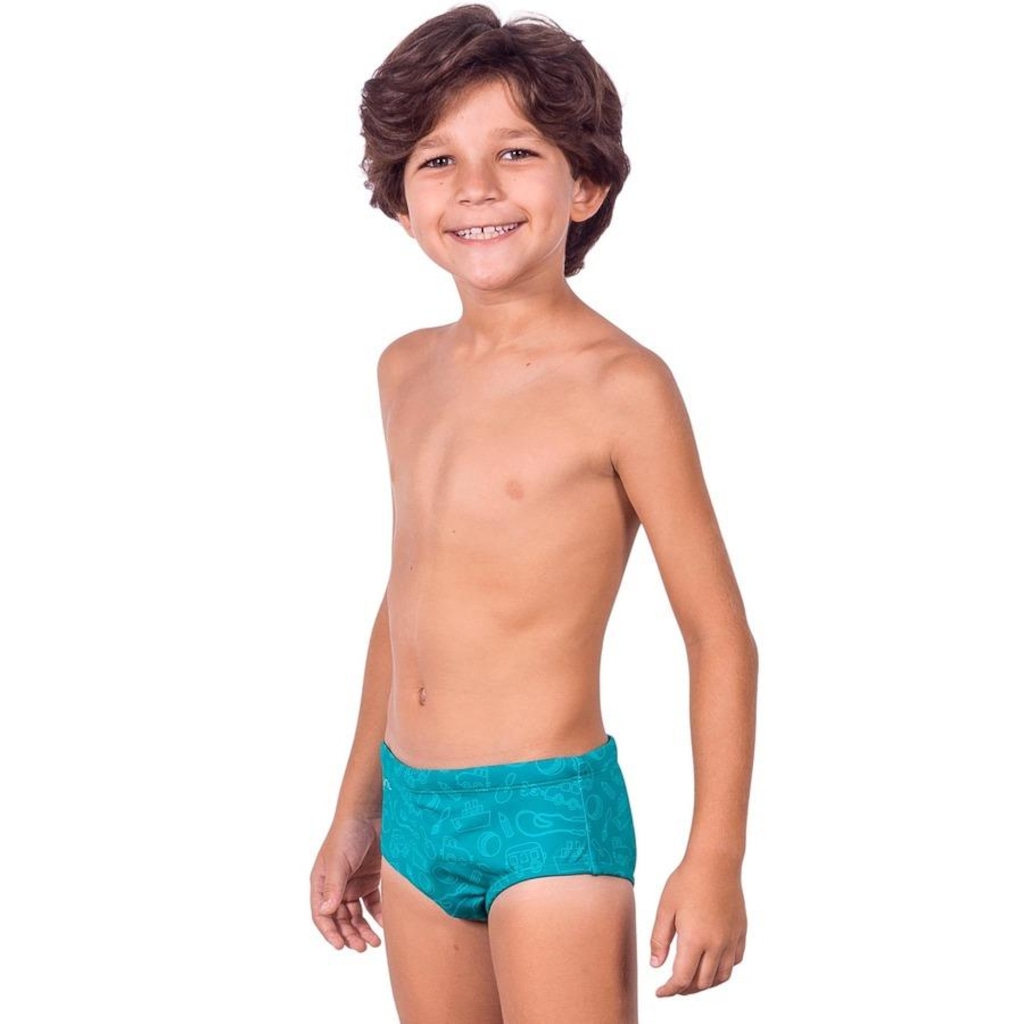 Imagem 3 do produto Sunga Kauna Crazy Sea Proteção UV50+ - Infantil