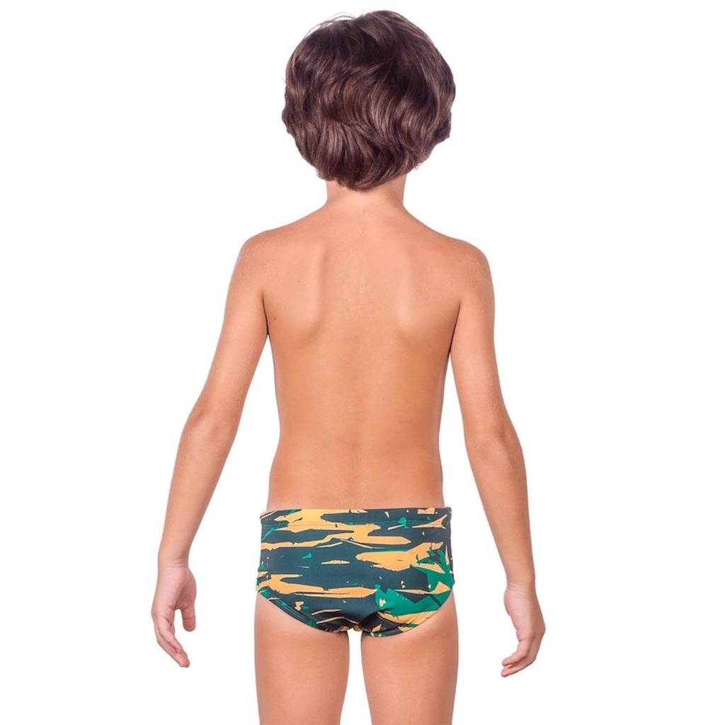 Imagem 2 do produto Sunga Kauna Camuflagem Serra Leoa Proteção UV50+ - Infantil