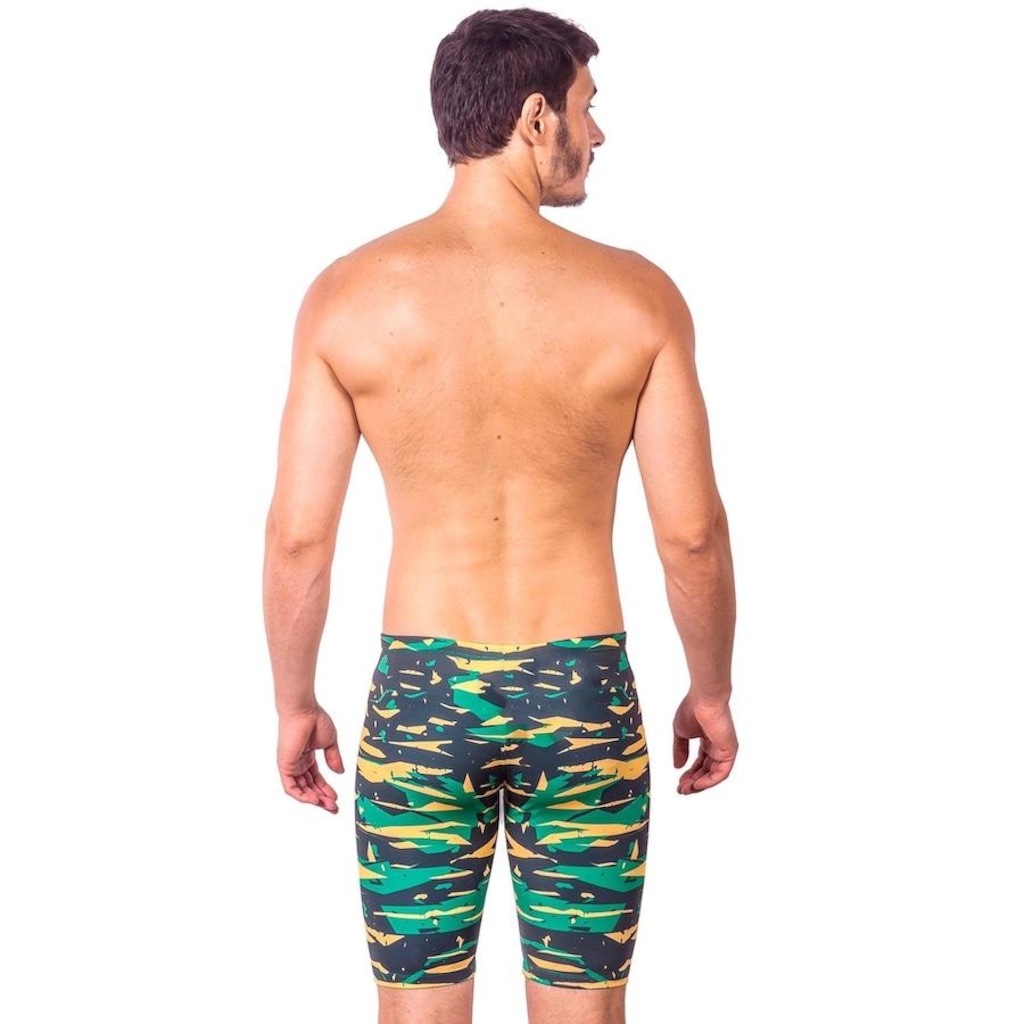 Imagem 2 do produto Bermuda de Natação Kauna Camuflagem Serra Leoa Proteção UV50+ - Masculina