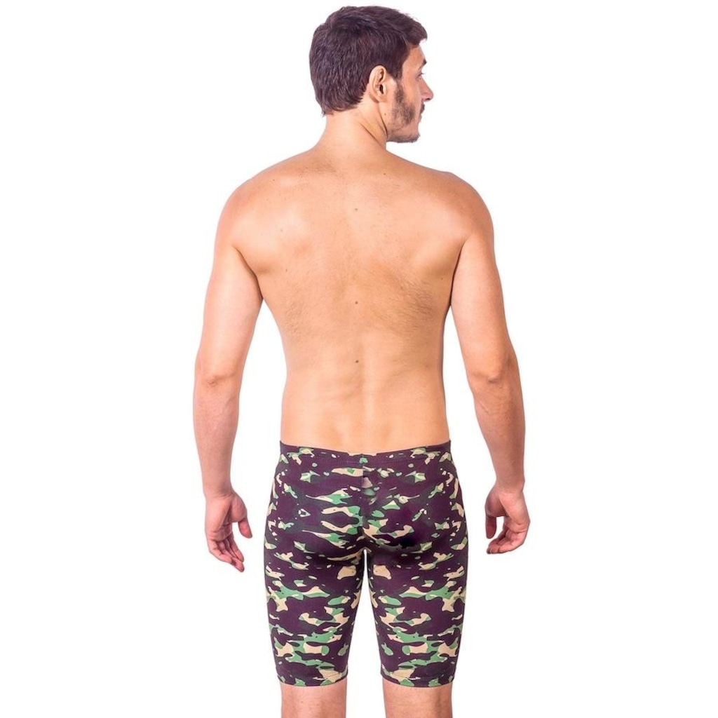 Imagem 2 do produto Bermuda de Natação Kauna Camuflagem Militar Proteção UV50+ - Masculina