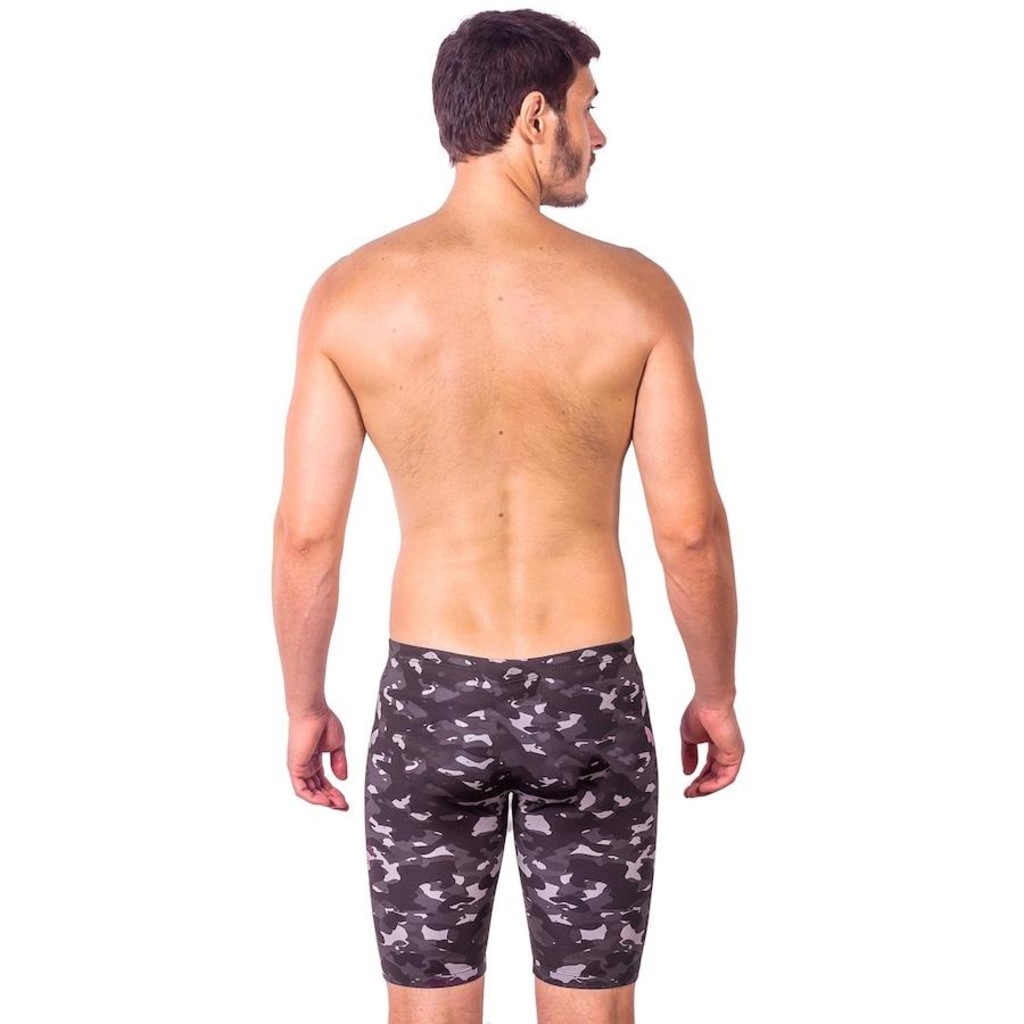 Imagem 2 do produto Bermuda de Natação Kauna Camuflagem Noturna Proteção UV50+ - Masculina