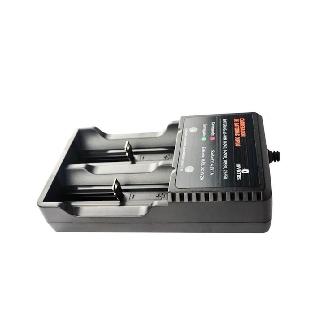 Imagem 4 do produto Carregador de Baterias Invictus Duplo Enterprise USB