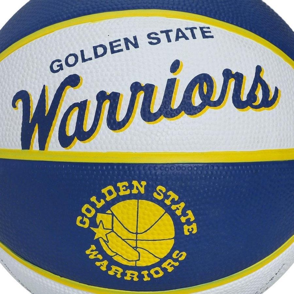 Imagem 2 do produto Bola de Basquete Wilson Mini NBA Team Retro GS Warriors 03