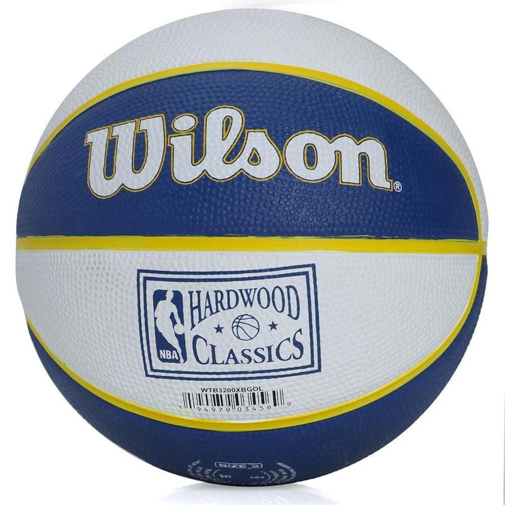 Imagem 3 do produto Bola de Basquete Wilson Mini NBA Team Retro GS Warriors 03