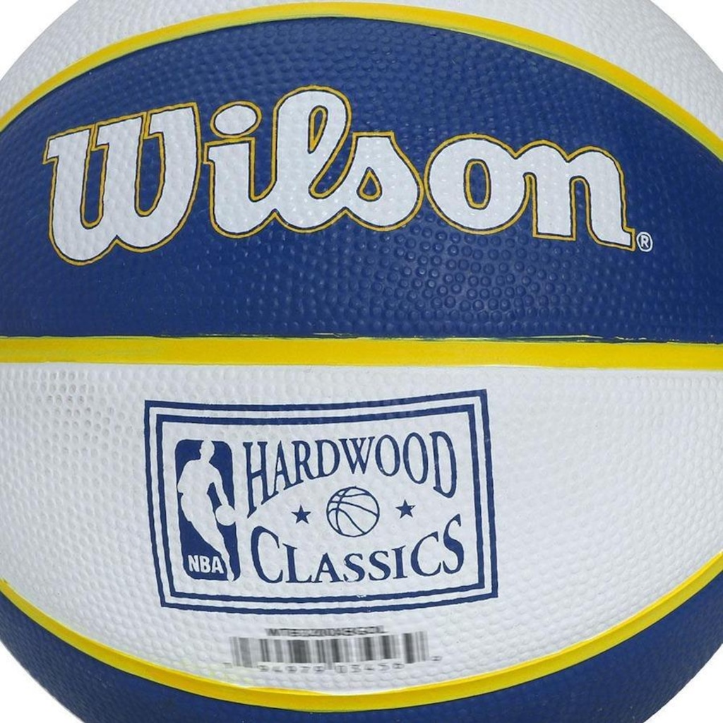 Imagem 4 do produto Bola de Basquete Wilson Mini NBA Team Retro GS Warriors 03