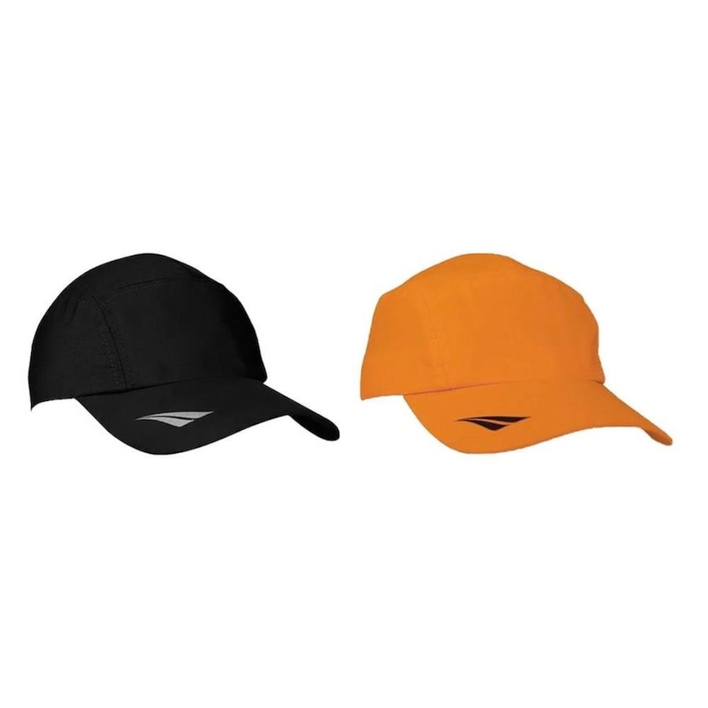 Imagem 1 do produto Kit Bonés de Beach Tennis Penalty com Proteção UV - Strapback - Adulto - 2 unidades
