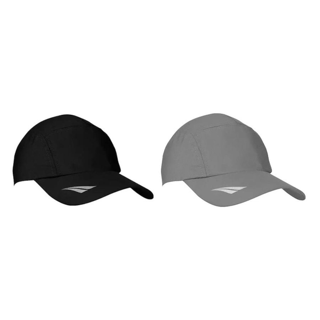 Imagem 1 do produto Kit Bonés de Beach Tennis Penalty com Proteção UV - Strapback - Adulto - 2 unidades