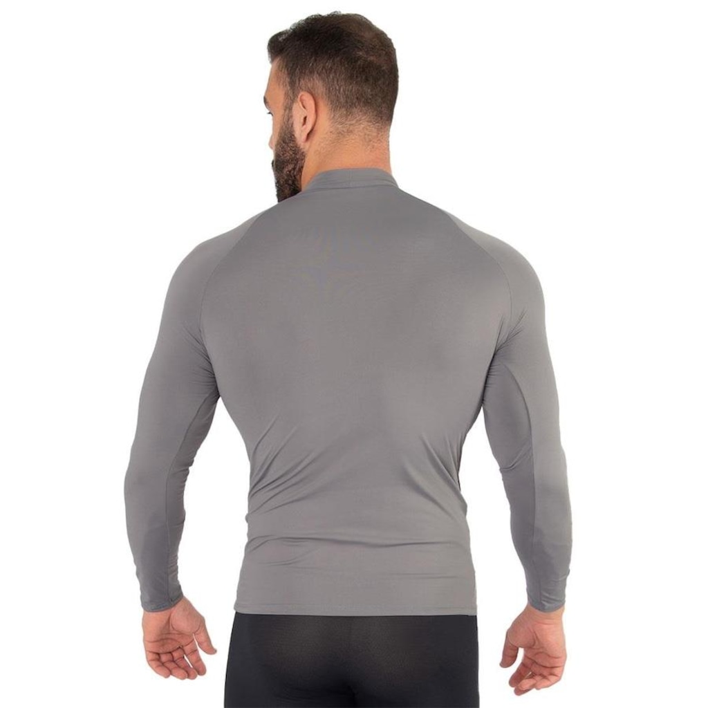 Imagem 2 do produto Camiseta Manga Longa Térmica Segunda Pele Vekyo Compressão Proteção UV - Masculina