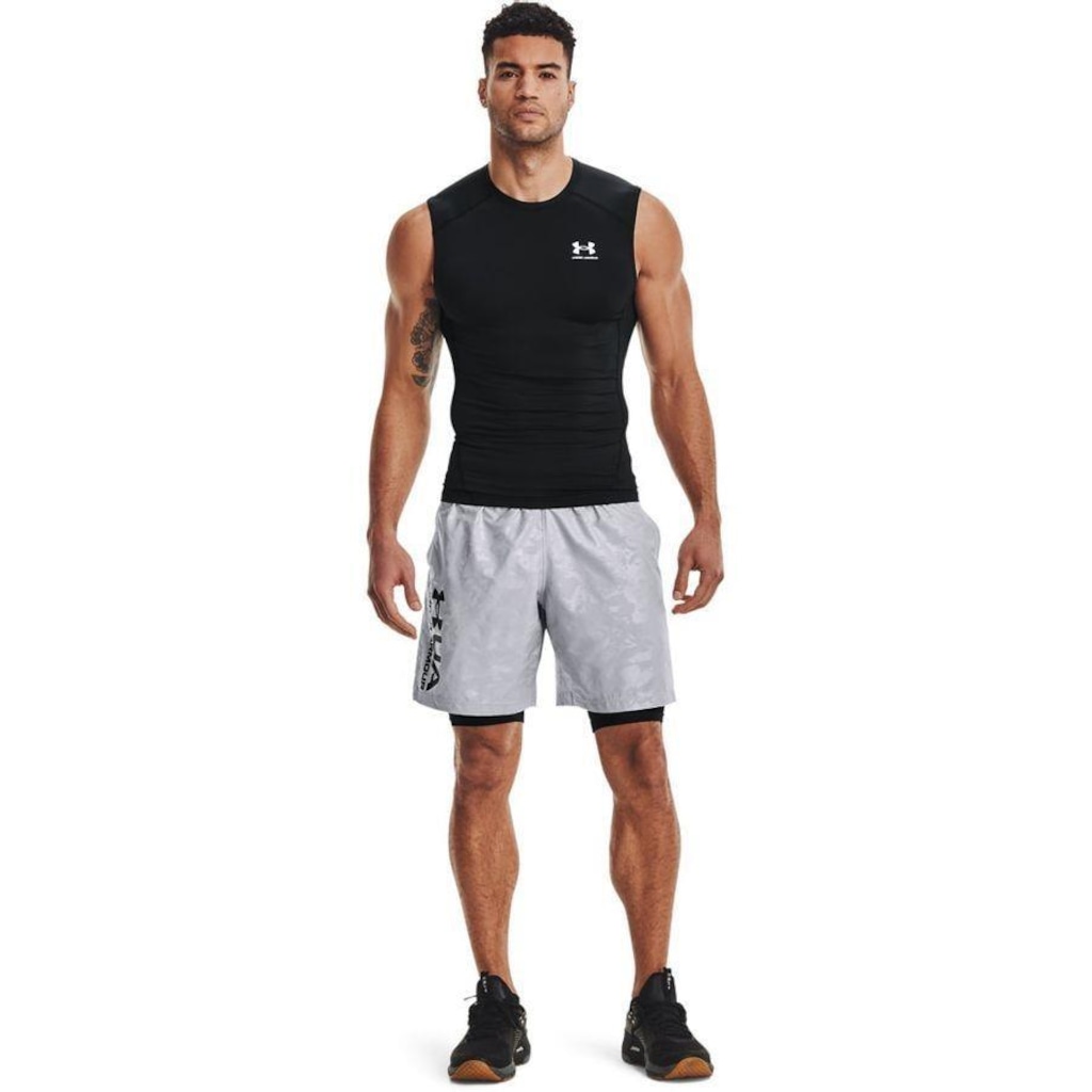 Imagem 2 do produto Camiseta de Compressão Under Armour Regata Heatgear - Masculina