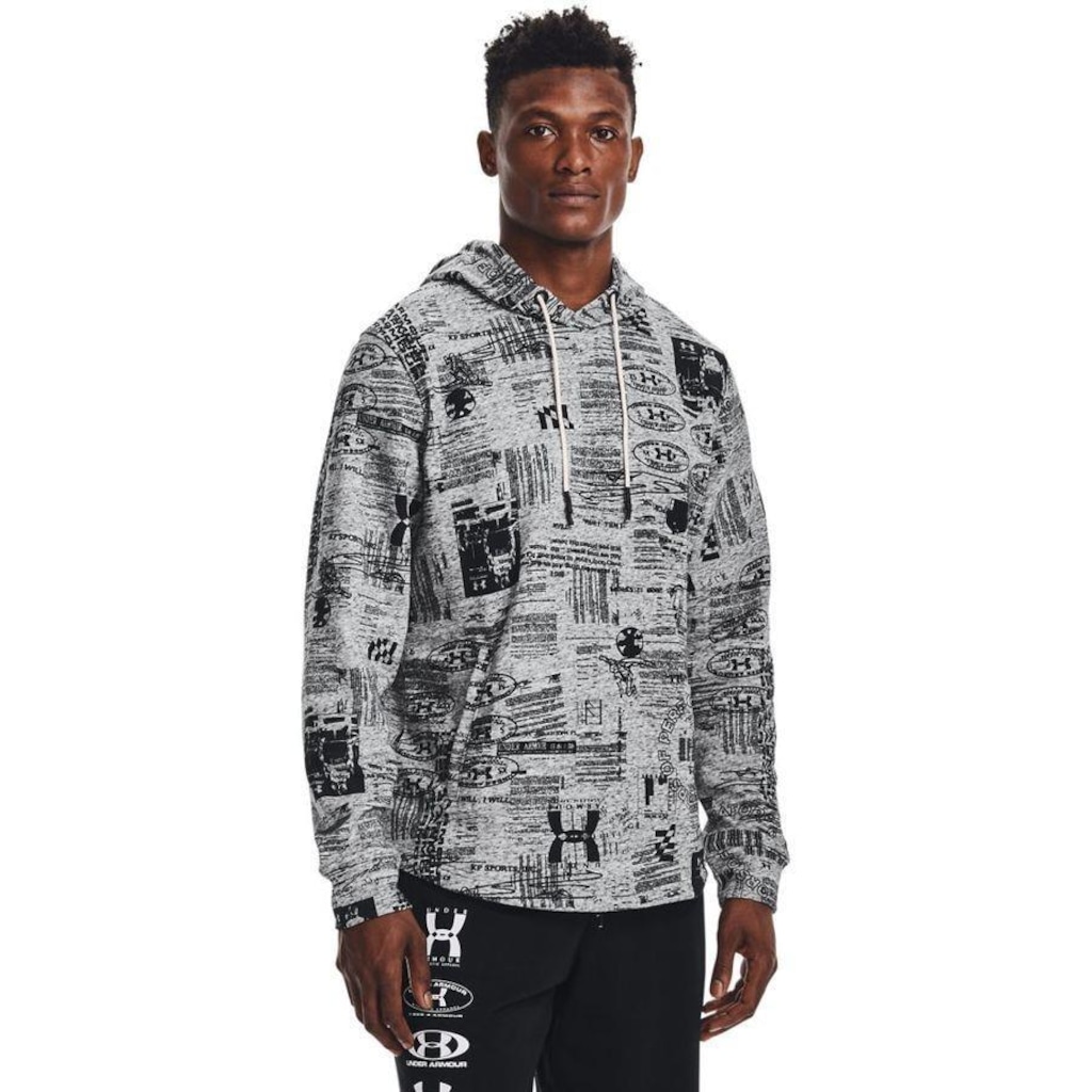 Imagem 1 do produto Blusão de Moletom com Capuz Under Armour Rival Terry 25TH Hoodie - Masculino