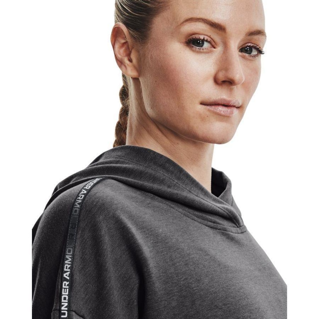 Imagem 4 do produto Blusão de Moletom com Capuz Under Armour Rival Terry Taped Hoodie - Feminino