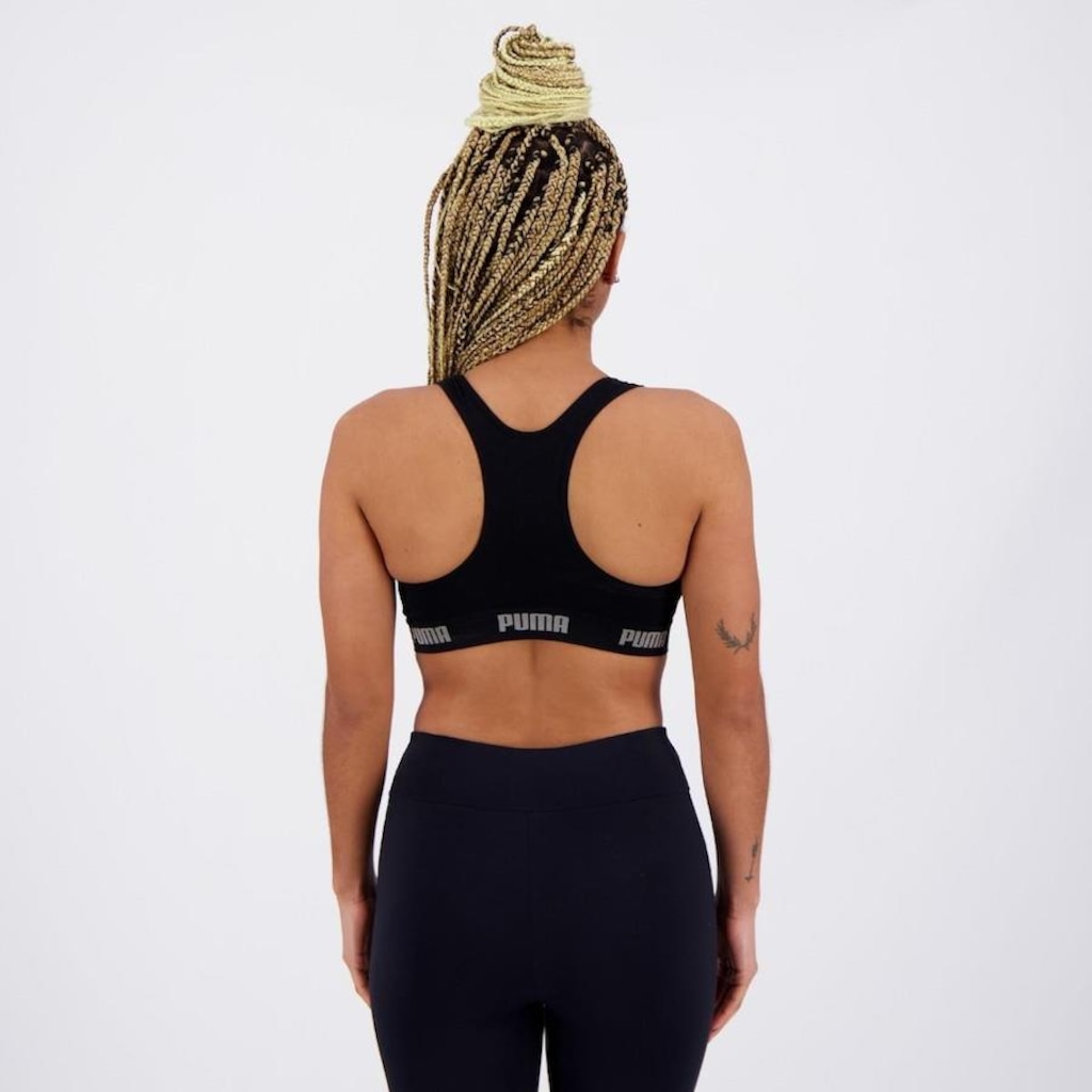 Imagem 4 do produto Kit Tops Puma Sem Costura com 2 Unidades - Feminino