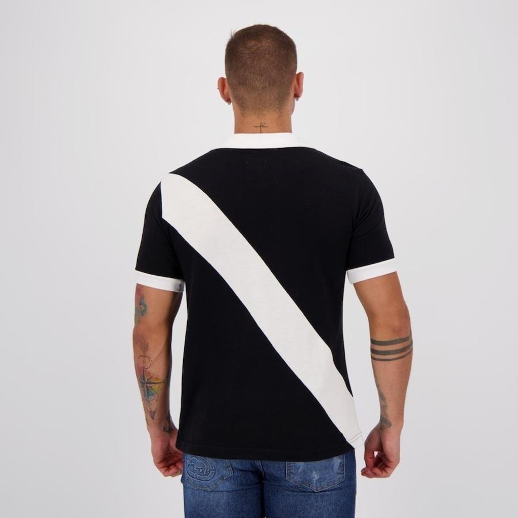 Imagem 3 do produto Camisa do Vasco da Gama Retrô Cordinha - Masculina