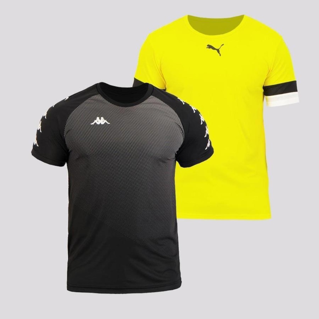 Imagem 1 do produto Camiseta Puma + 1 Camiseta Kappa - Masculino