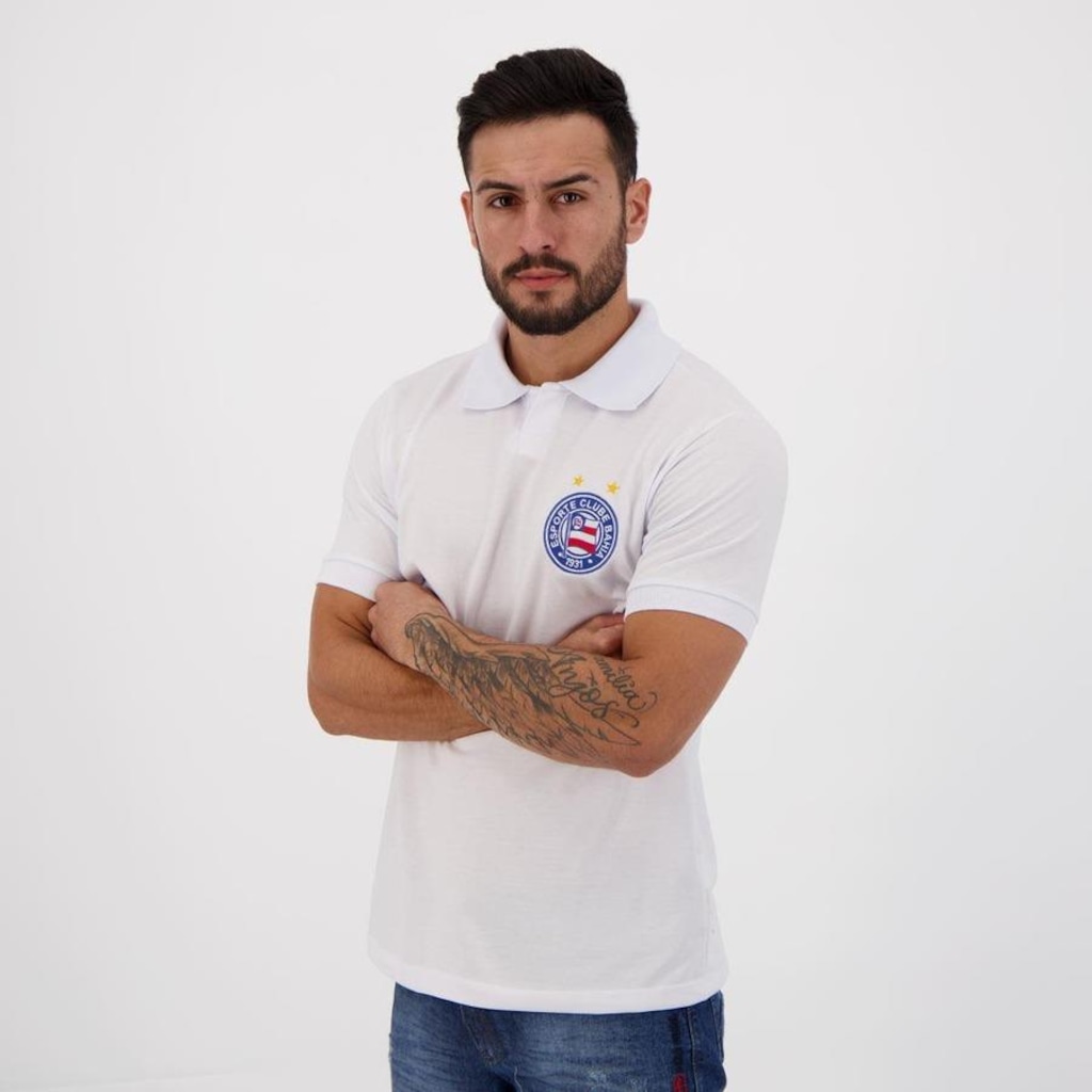 Imagem 2 do produto Camisa Polo Bahia Futfanatics Retrô II - Masculina