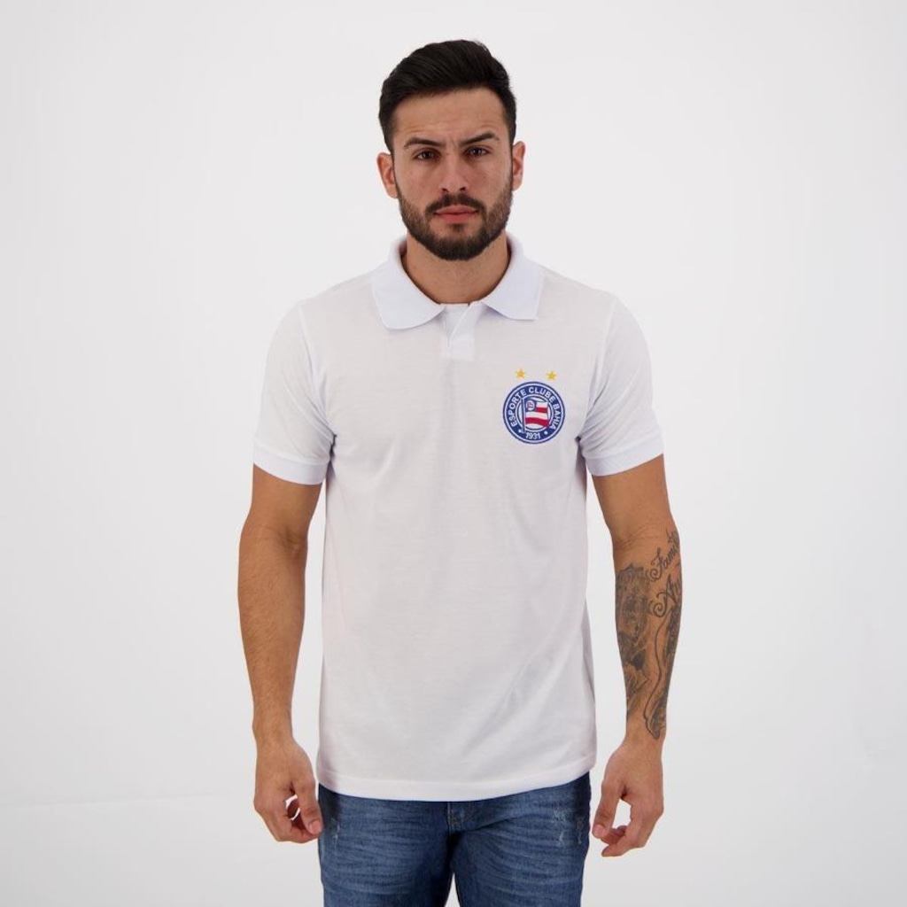 Imagem 1 do produto Camisa Polo Bahia Futfanatics Retrô II - Masculina