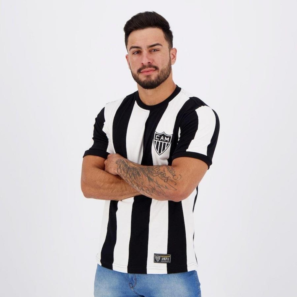 Imagem 2 do produto Camisa do Atlético Mineiro Retrô 1971 - Masculina