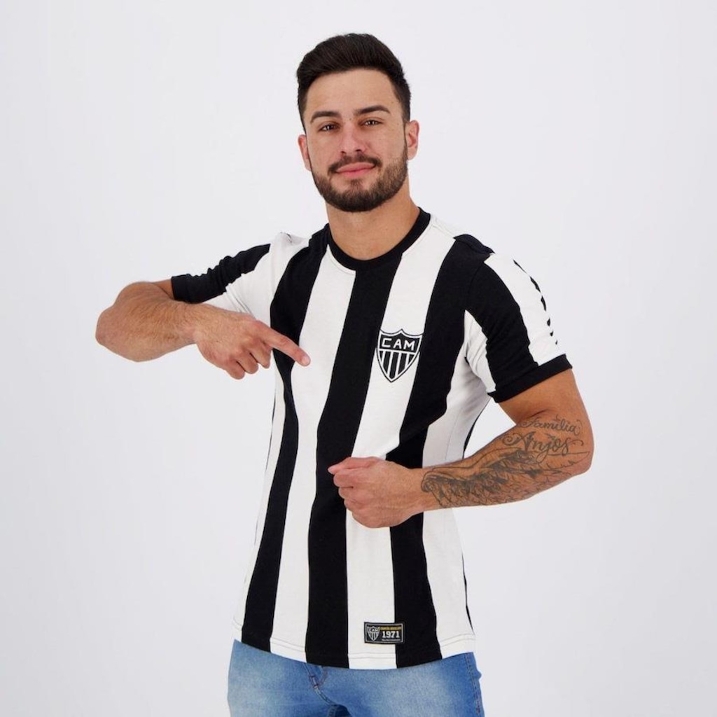 Imagem 5 do produto Camisa do Atlético Mineiro Retrô 1971 - Masculina