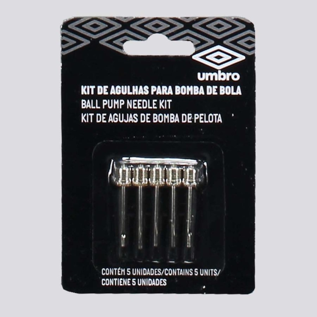 Imagem 2 do produto Kit Umbro Calibrador Caneta + Agulhas para Bomba de Ar