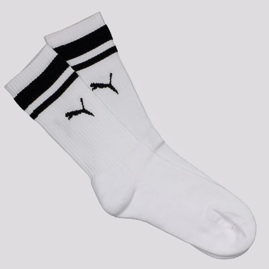 Imagem 3 do produto Kit de Meia Cano Longo Puma Heritage - 2 Pares - Adulto