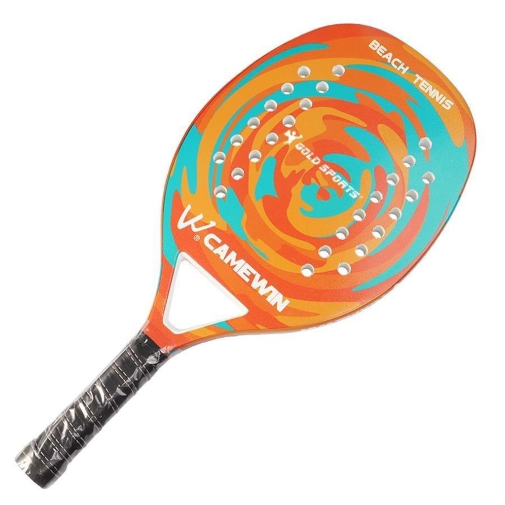 Imagem 2 do produto Raquete de Beach Tennis Gold Sports Performance Camewin com Capa