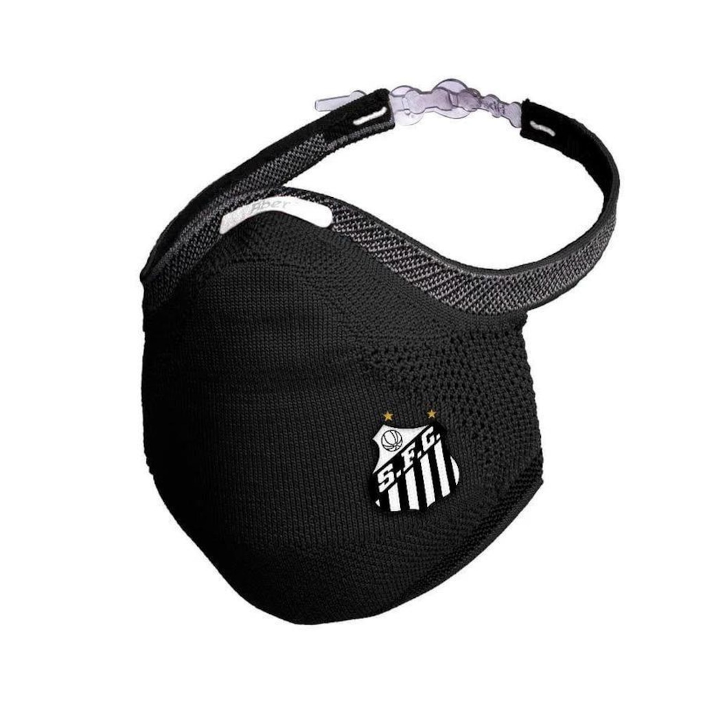 Imagem 2 do produto Máscara de Proteção do Santos Fiber Knit Sport - Adulto