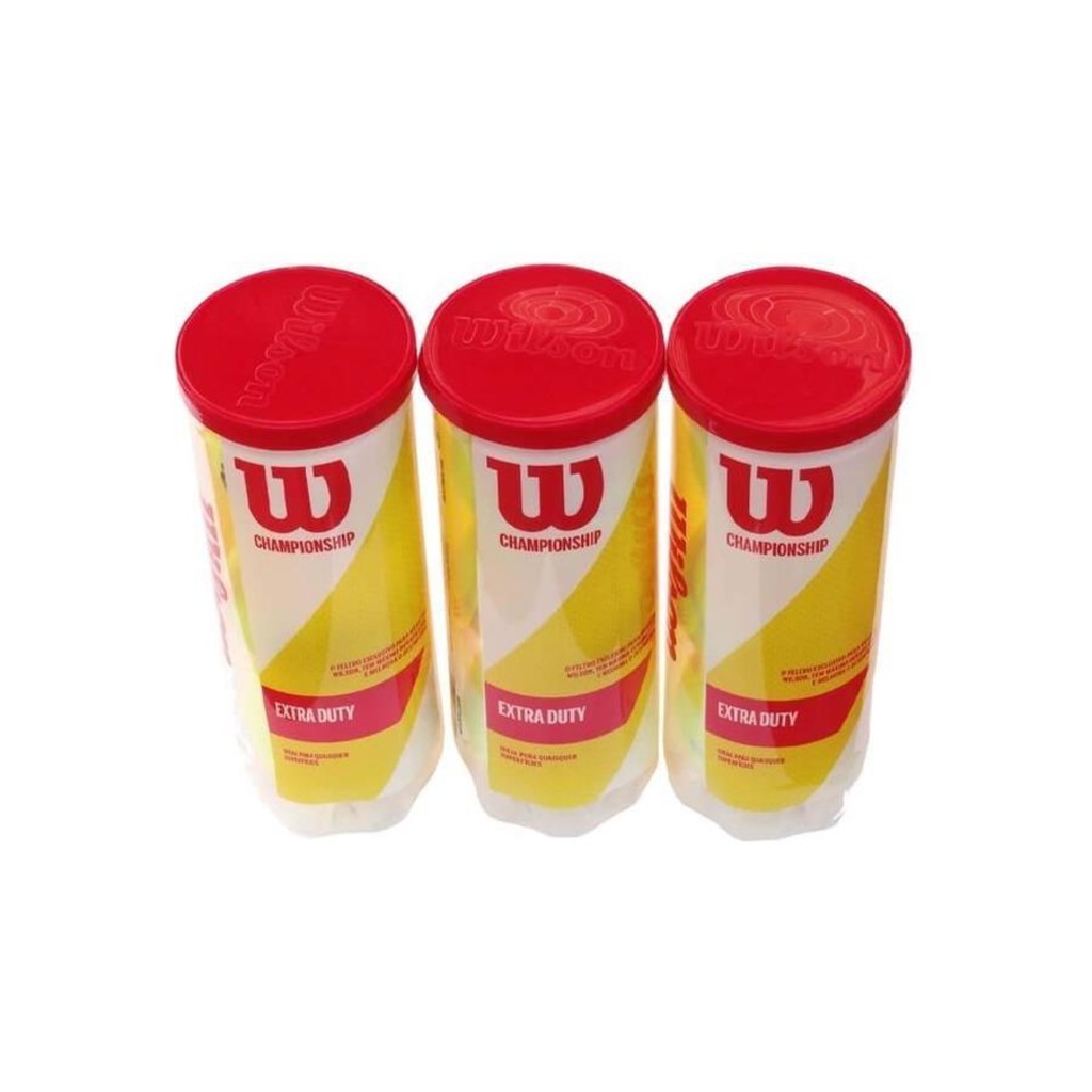 Imagem 5 do produto Bola de Tênis Wilson Championship Extra Duty - Pack 3 Tubos