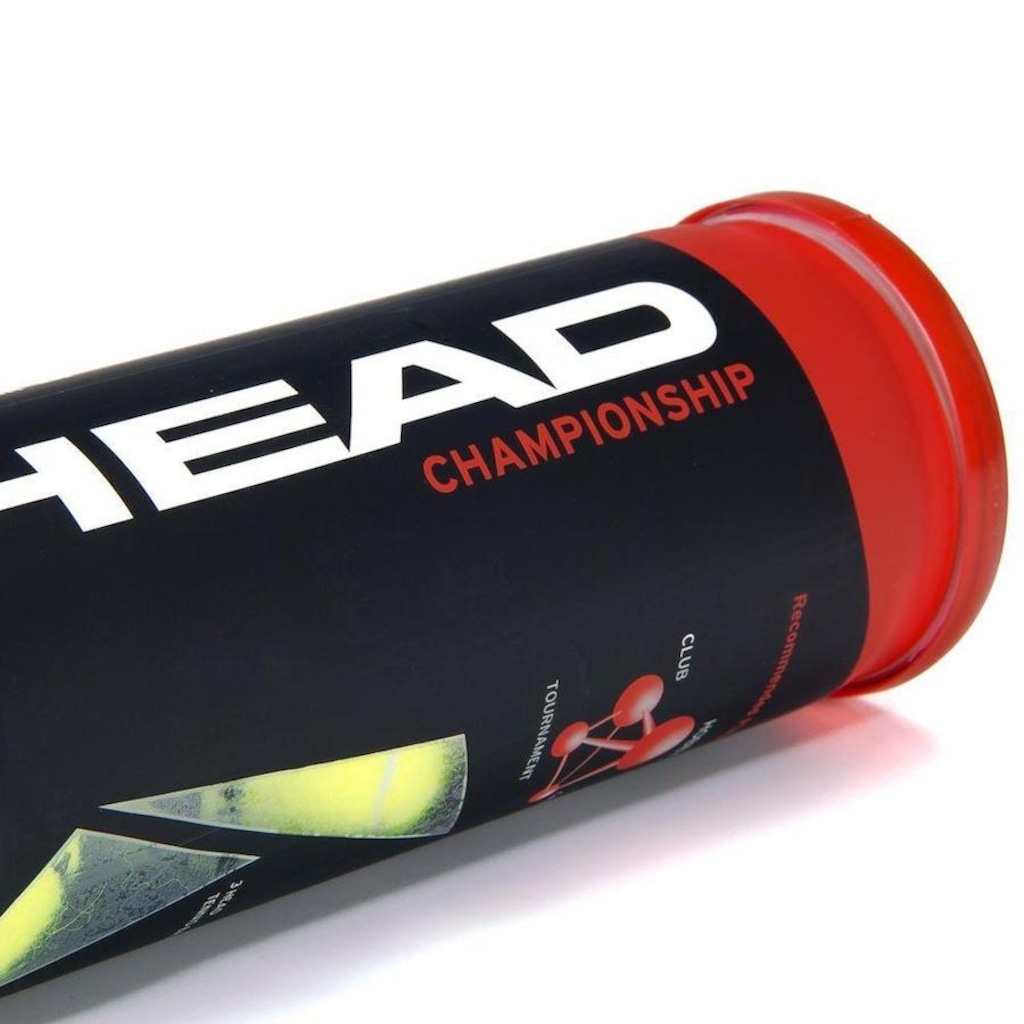 Imagem 3 do produto Kit de Bola de Tênis Head Championship - Tudo com 3 Bolas