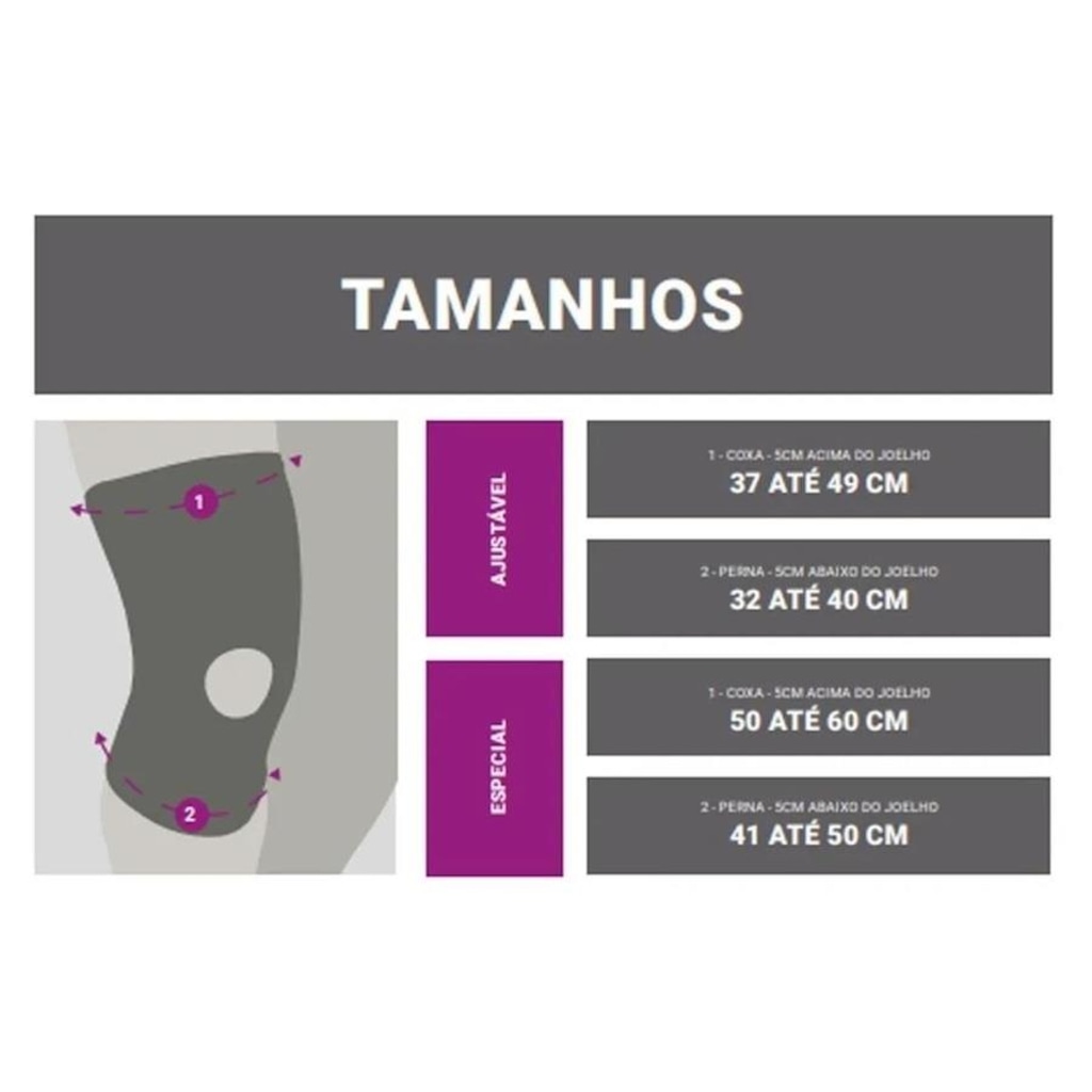 Imagem 5 do produto Joelheira Relieve Articulada Hidrolight Ajustável - Unissex