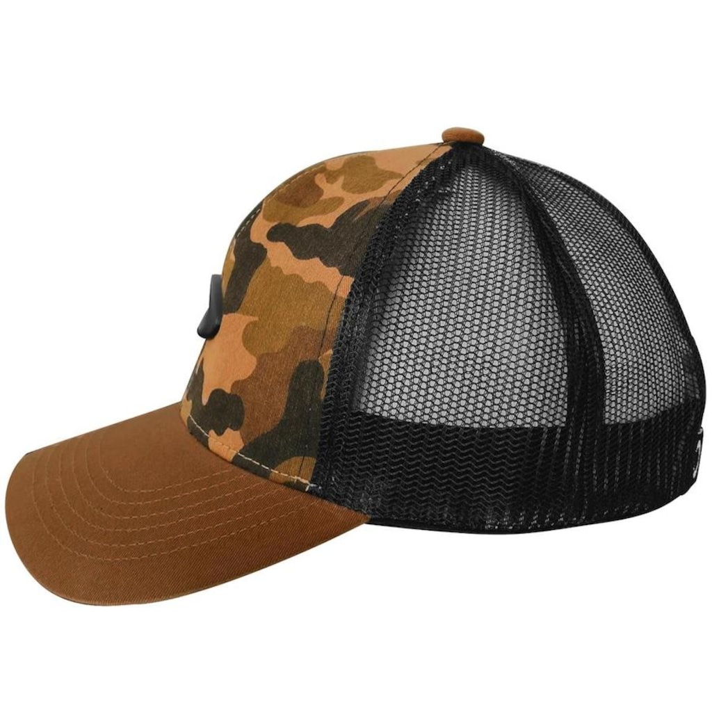 Imagem 3 do produto Boné Oakley Metal Ellipse Camo Trucker Hat Almond - Snapback - Adulto