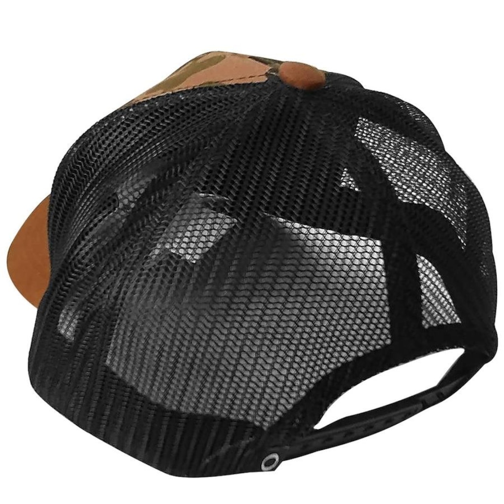 Imagem 4 do produto Boné Oakley Metal Ellipse Camo Trucker Hat Almond - Snapback - Adulto