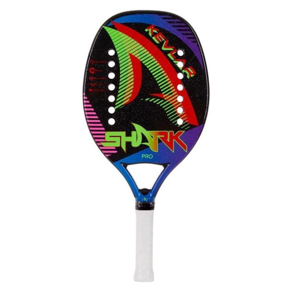 Imagem 2 do produto Raquete de Beach Tennis Shark Kevlar 2022 Carbono 3K