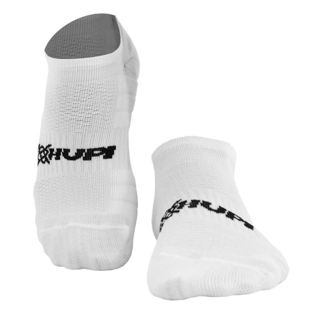 Imagem 3 do produto Meia Cano Baixo para Corrida HUPI Running Pro Invisível Branco