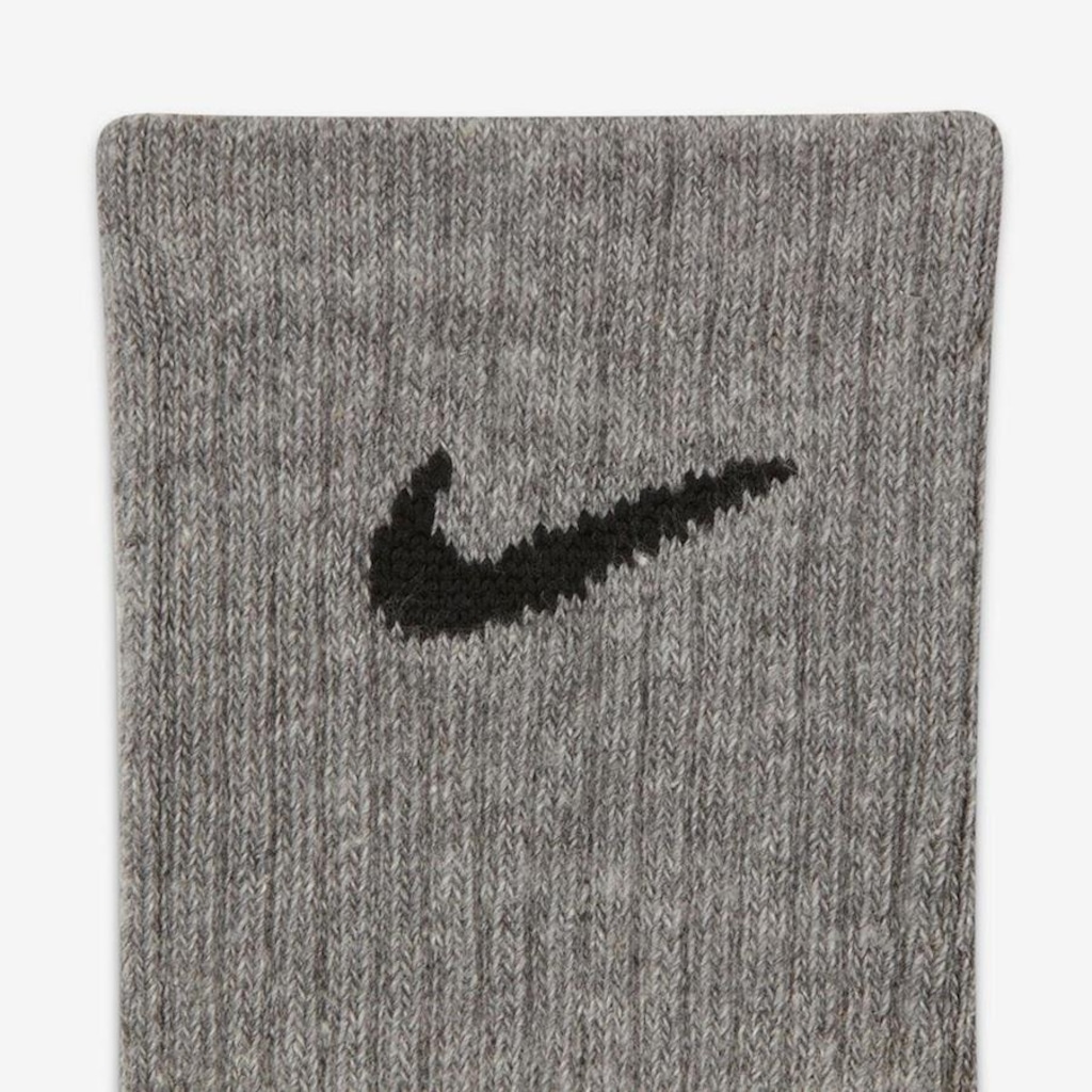 Imagem 4 do produto Kit de Meias Cano Alto Nike Everyday Lightweight - Adulto - 3 Pares