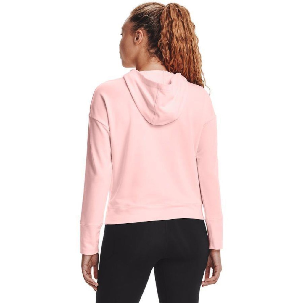 Imagem 4 do produto Blusão de Moletom com Capuz Under Armour Rival Terry Taped Hoodie - Feminino