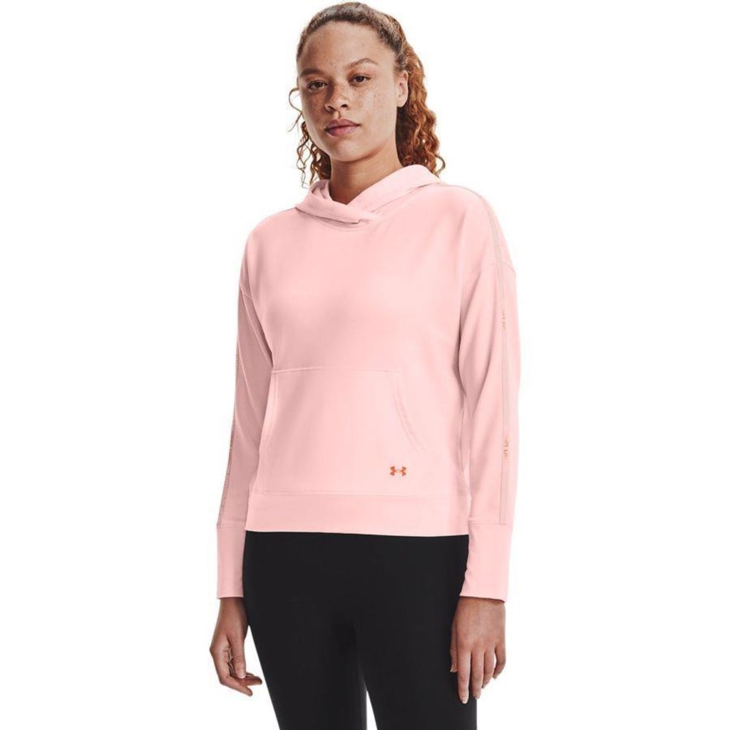 Imagem 1 do produto Blusão de Moletom com Capuz Under Armour Rival Terry Taped Hoodie - Feminino