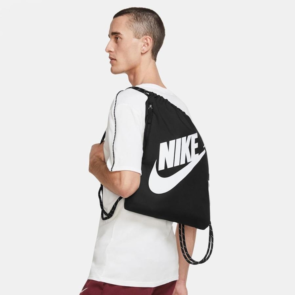 Imagem 4 do produto Gym Sack Nike Heritage Drawstring - 13 Litros