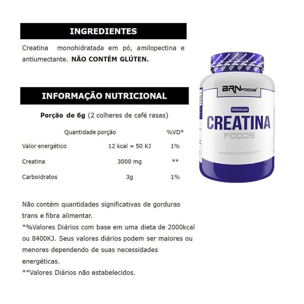 Imagem 4 do produto Kit 2x Whey Foods Baunilha + Chocolate 900g + BCAA Fit 100g + Premium Creatina 100g + Coqueteleira
