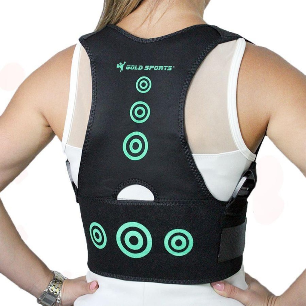 Imagem 3 do produto Corretor Postural Gold Sports Lombar Ortopédico Ajustável - Unissex