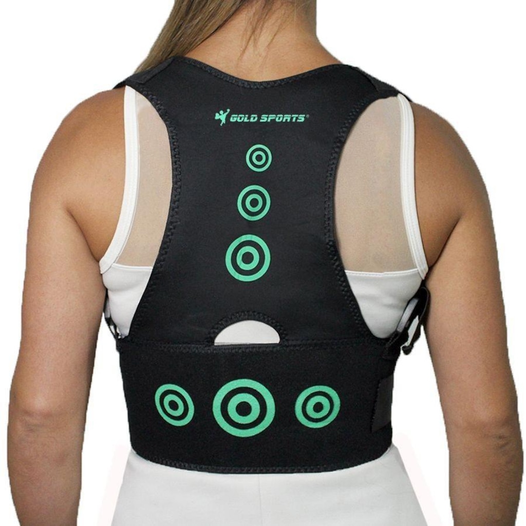 Imagem 4 do produto Corretor Postural Gold Sports Lombar Ortopédico Ajustável - Unissex