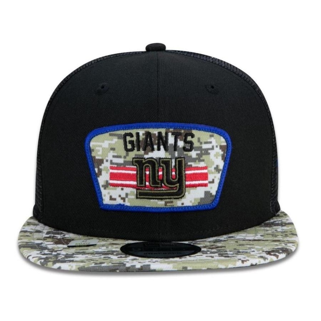 Imagem 3 do produto Boné Aba Reta New Era New York Giants 950 NFL 21 Salute Service - Snapback - Adulto