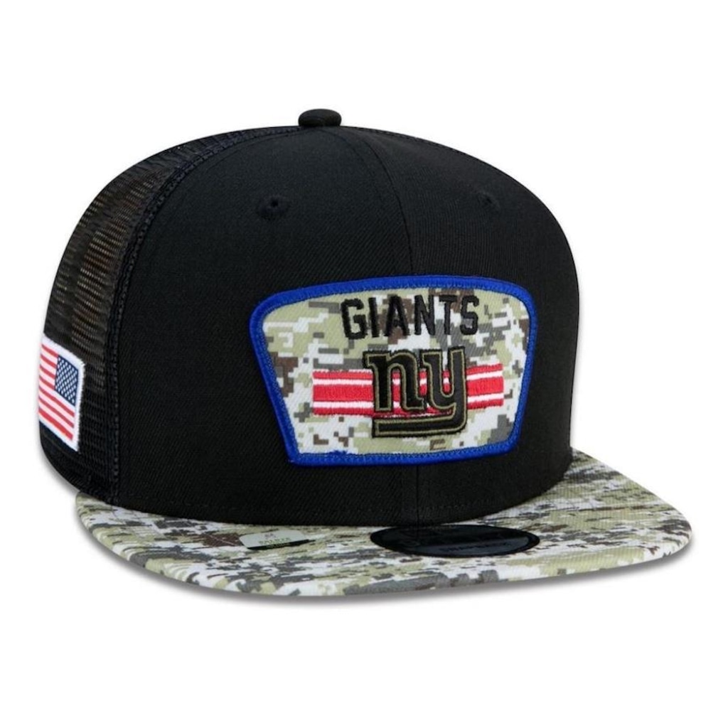Imagem 4 do produto Boné Aba Reta New Era New York Giants 950 NFL 21 Salute Service - Snapback - Adulto