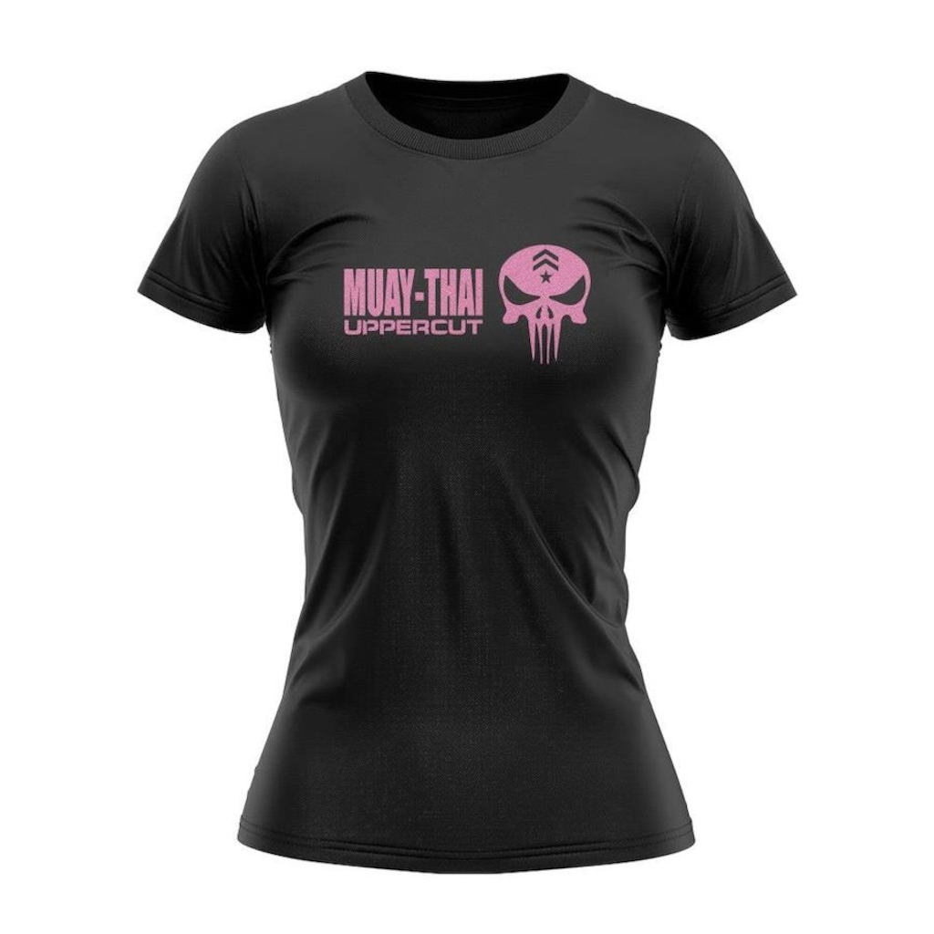 Imagem 1 do produto Camiseta Uppercut Muay Thai Caveira War Uv50+ - Feminina