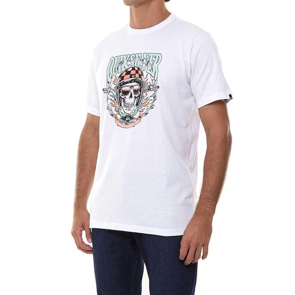 Imagem 3 do produto Camiseta Quiksilver Biker Skull - Masculina