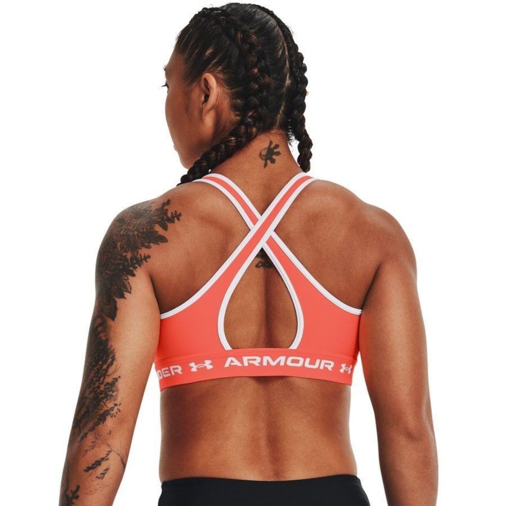 Imagem 2 do produto Top Fitness Under Armour Crossback Mid Bra - Feminino