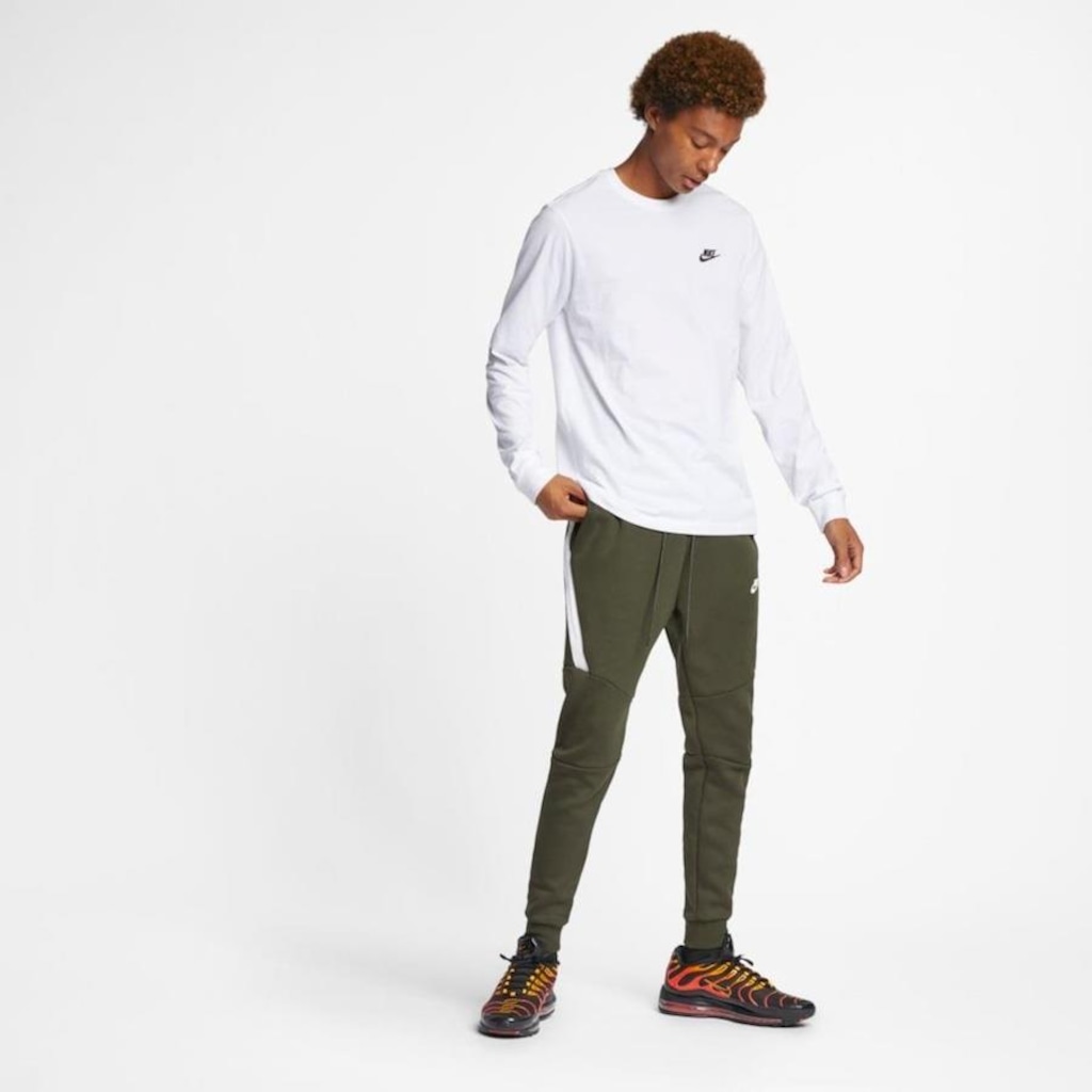 Imagem 4 do produto Camiseta Manga Longa Nike Sportswear Club Tee - Masculina